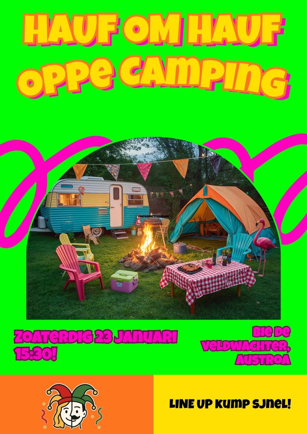 Poster Hauf om Hauf oppe camping